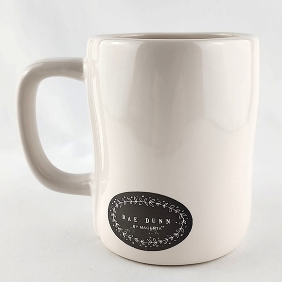 ⭐️2/ $50⭐️ Rae Dunn Artisan Collection Coffee Mug White Large Letters HIP HOP - Picture 4 of 10